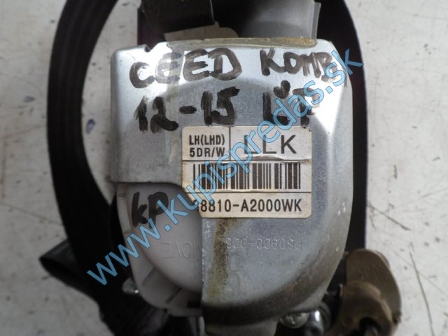 ľavý predný pás na kiu ceed 2, pyropás, 8810-A2000WK